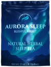 Aurora Sleep natural herbal sleep tea package